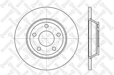 Disc frana Stellox 6020-4745-SX