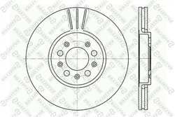 DISC FRANA STELLOX 6020-4760V-SX - Compatibil cu AUDI, SEAT, SKODA, VW