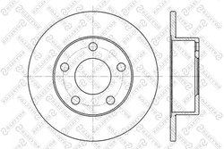 DISC FRANA STELLOX 6020-4764-SX - Compatibil cu AUDI, MITSUBISHI