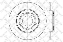 DISC FRANA STELLOX 6020-4779-SX - Compatibil cu AUDI, SKODA, VW