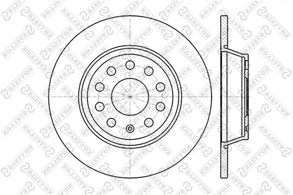 DISC FRANA STELLOX 6020-4840-SX - Compatibil cu MITSUBISHI, PROTON, VOLVO