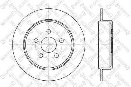 Disc frana Stellox 6020-9310-SX