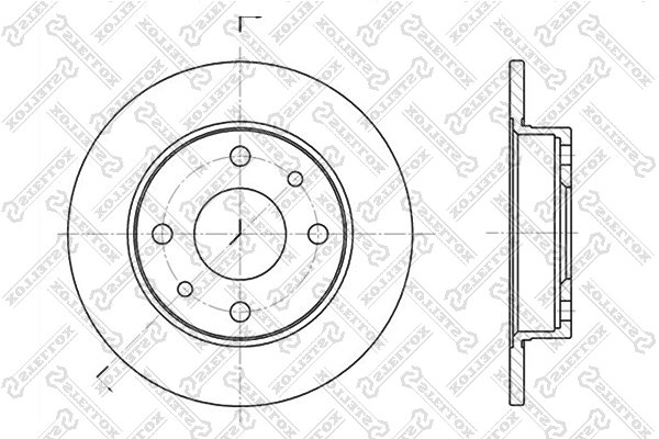 Disc frana Stellox 6020-9922-SX