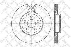 DISC FRANA STELLOX 6020-9925V-SX - Compatibil cu ALFA ROMEO, FIAT, KIA, LANCIA, OPEL
