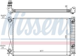 Radiator racire motor Nissens 60237A