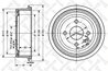 TAMBUR FRANA STELLOX 6025-9905-SX - Compatibil cu BEDFORD, CHEVROLET, DAEWOO, OPEL, ZAZ