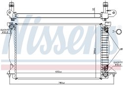 Radiator racire motor Nissens 60303A