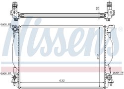 Radiator racire motor Nissens 60306A