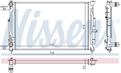 Radiator racire motor Nissens 60308A