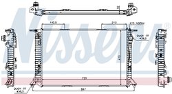 Radiator racire motor Nissens 60322