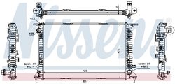 Radiator racire motor Nissens 60324
