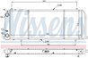Radiator racire motor Nissens 604201