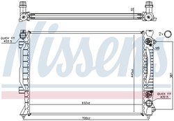 Radiator racire motor Nissens 60423A
