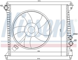 Radiator racire motor Nissens 60425