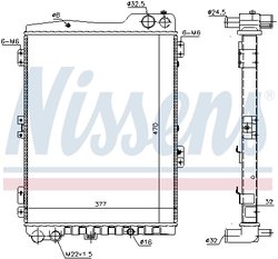 RADIATOR RACIRE MOTOR NISSENS 60442 - Compatibil cu AUDI