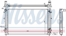 Radiator racire motor Nissens 60493A