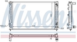 Radiator racire motor Nissens 60495