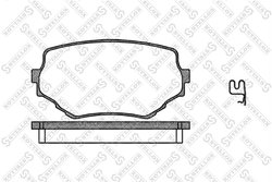 Set placute frana Stellox 605 002-SX