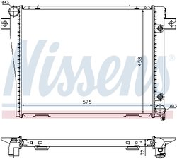 Radiator racire motor Nissens 60601A