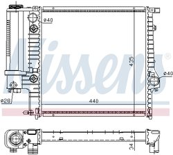 Radiator racire motor Nissens 60613A