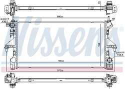 Radiator racire motor Nissens 606170