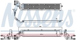 Radiator racire motor Nissens 606268