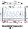 RADIATOR RACIRE MOTOR NISSENS 606273 - Piesa auto compatibila cu mai multe marci