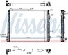 Radiator racire motor Nissens 606322
