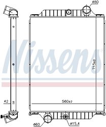 RADIATOR RACIRE MOTOR NISSENS 6063660 - Compatibil cu VOLVO