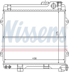 Radiator racire motor Nissens 60639