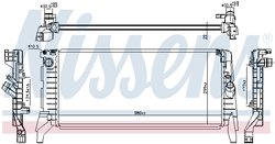 RADIATOR RACIRE MOTOR NISSENS 606391 - Compatibil cu BMW, MINI