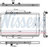 Radiator racire motor Nissens 606405