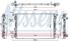 Radiator racire motor Nissens 606463