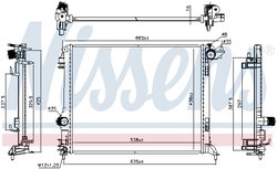 Radiator racire motor Nissens 606472