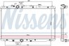 RADIATOR RACIRE MOTOR NISSENS 606522 - Compatibil cu HONDA