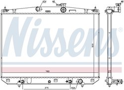Radiator racire motor Nissens 606544