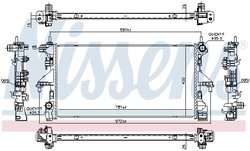 Radiator racire motor Nissens 606554