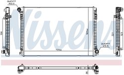 Radiator racire motor Nissens 606704