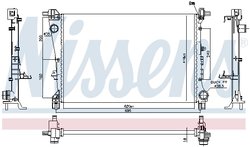 RADIATOR RACIRE MOTOR NISSENS 606810 - Compatibil cu FIAT