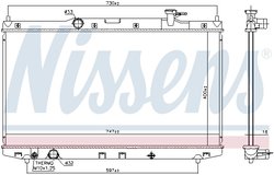 Radiator racire motor Nissens 606841
