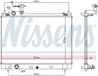 Radiator racire motor Nissens 606951