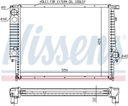Radiator racire motor Nissens 60759A