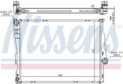 Radiator racire motor Nissens 60782A