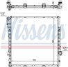 Radiator racire motor Nissens 60789A