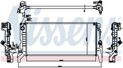 Radiator racire motor Nissens 60865