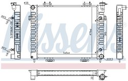 Radiator racire motor Nissens 609901