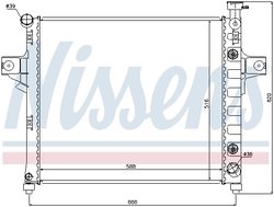 Radiator racire motor Nissens 61023