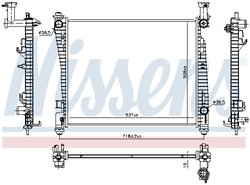 Radiator racire motor Nissens 61032