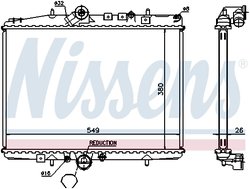 Radiator racire motor Nissens 61295A