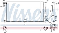 Radiator racire motor Nissens 61326A